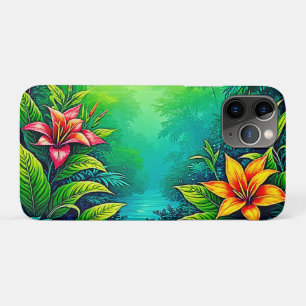 Weelderig Tropisch Oerwoud Oasis Design Case-Mate iPhone Case