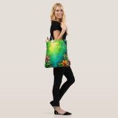Weelderig Tropisch Oerwoud Oasis Design Tote Bag (Op model)