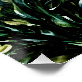 Weelderige Agapanthus bloemen bij Giverny Perfect Poster (Hoek)