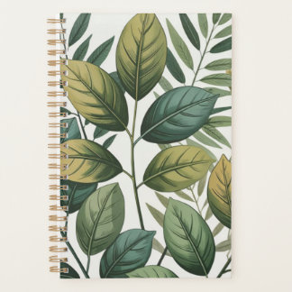 weelderige bladelegantie planner