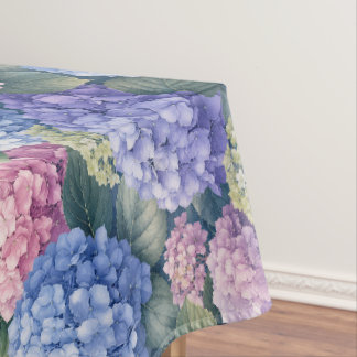 Weelderige Bloeiende Hortensia Tuinen Tafelkleed