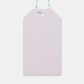 Weelderige bloem en groen Elegant Cadeaulabel (Achterkant)
