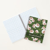 Weelderige bloem en groen Elegant Notitieboek (Binnen)