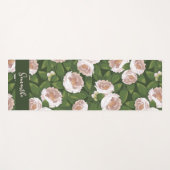 Weelderige bloem en groen Elegant Yogamat (Voorkant (horizontaal))