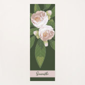 Weelderige bloem en groen Elegant Yogamat (Voorkant)