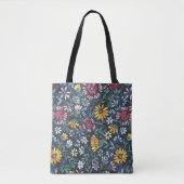 Weelderige bloemen en wijnstokken - Forest Floor Tote Bag (Voorkant)