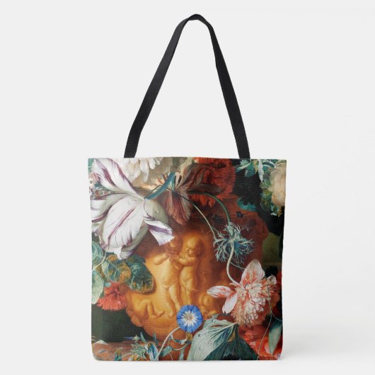 weelderige bloemen tote bag (Voorkant)