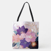 weelderige bloemensymfonie tote bag (Voorkant)
