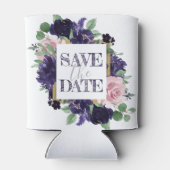 weelderige bloesems | Paarse en Roze Roos Save the Blikjeskoeler (Achterkant)