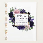 weelderige bloesems | Paarse en Roze Rose Bloemen  Planner (Voorkant)