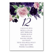 weelderige bloesems | Paarse en Roze Rozen Gastnam Kaart (Voorkant)