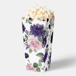 weelderige bloesems | Royal Paarse en roze rozenpa Bedankdoosjes