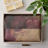 Weelderige bordeaux en blush Engels rozen goud Tissuepapier (Geschenk)