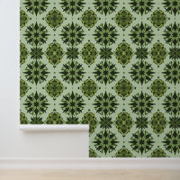 Weelderige botanische mandala mozaïek patroon