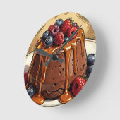 Weelderige Chocolade Caramel Besencake Ronde Klok (Hoek)