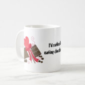 Weelderige Chocolade Traktaties Koffiemok (Voorkant links)