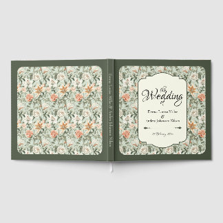 Weelderige Cottagecore Tijgerlelies & Rozen, Gastenboek