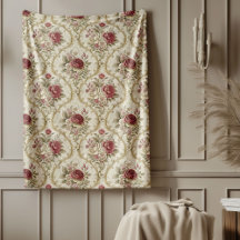 Weelderige Damask Blanket met rijke Victoriaans ch