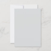 weelderige elegante Natuur roze madeliefje bruilof Kaart (Achterkant)