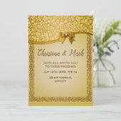 Weelderige Elegante Retro Abstracte Bloemen en bla Kaart (Staand voorkant)