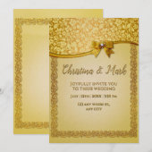 Weelderige Elegante Retro Abstracte Bloemen en bla Kaart (Voorkant / Achterkant)