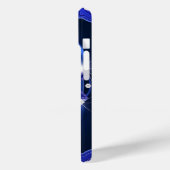 Weelderige elegantie: diamant en edelsteen gegrave Case-Mate iPhone case (Achterkant / Links)