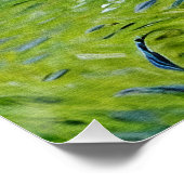 Weelderige en levendige afbeelding van Agapanthus- Perfect Poster (Hoek)