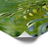 Weelderige en levendige afbeelding van Agapanthus- Perfect Poster (Hoek)