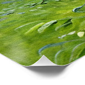 Weelderige en levendige afbeelding van Agapanthus- Perfect Poster (Hoek)