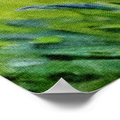 Weelderige en levendige afbeelding van Agapanthus- Poster (Hoek)