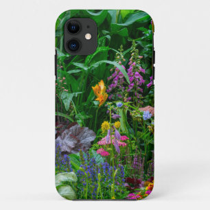 Weelderige Engelse Cottage Garden Zomer Bloemen Fo Case-Mate iPhone Case