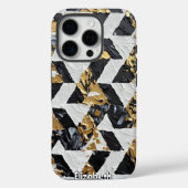 Weelderige facetten: getextureerd trio Case-Mate iPhone case (Achterkant)