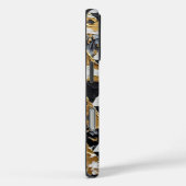 Weelderige facetten: getextureerd trio Case-Mate iPhone case (Achterkant / Rechts)