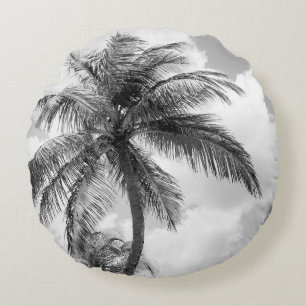 Weelderige Glam Palmbomen 1 Rond Kussen