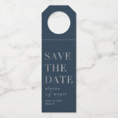 Weelderige gloed Bewaar de datum fles Label (Voorkant)