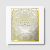 Weelderige Goud Motief Atelier  Gastenboek (Voorkant)