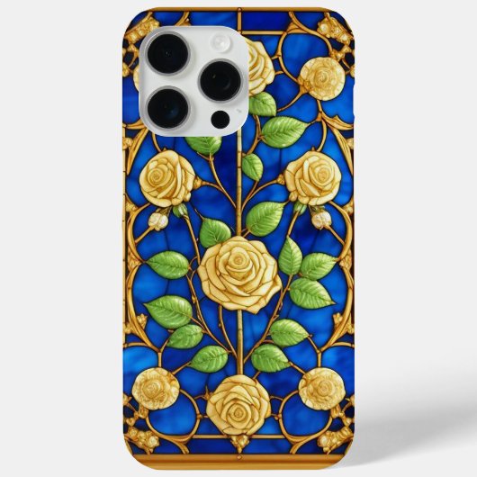 Weelderige Gouden Roos Kunstwerk Case-Mate iPhone Case (Achterkant)
