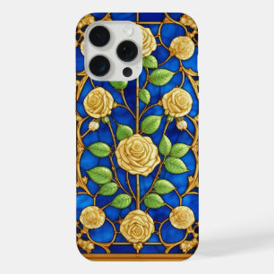 Weelderige Gouden Roos Kunstwerk iPhone 15 Pro Max Case