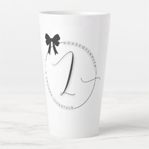 Weelderige handtekening Boog Esthetische Latte mok