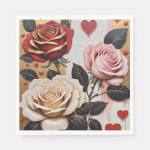 Weelderige harten en Rozen