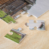 Weelderige houten kerk, Rusland Legpuzzel (Zijkant)
