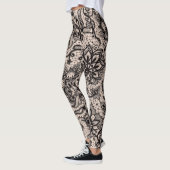 Weelderige kant leggings (Links)