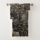 weelderige kantfusie bad handdoek (Insitu)