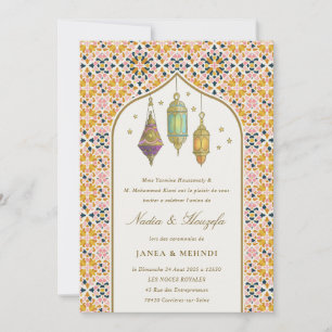 Weelderige Klasse Bloem Kaarsen Mehndi Ceremonie  Kaart