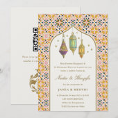 Weelderige Klassevolle Bloem Kaarsen Mehndi Ceremo Kaart (Voorkant / Achterkant)