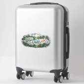 Weelderige Landschappen T-Shirt Sticker (Koffer)