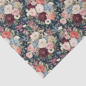 Weelderige luxe bloemenmarktboeket tissuepapier (Detail)