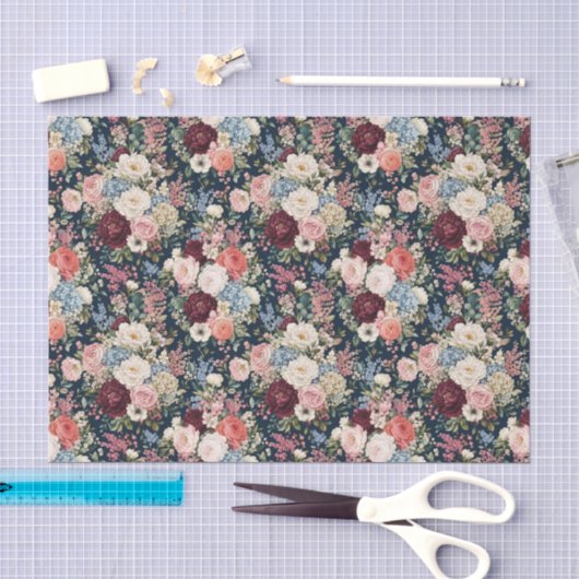 Weelderige luxe bloemenmarktboeket tissuepapier (Craft)
