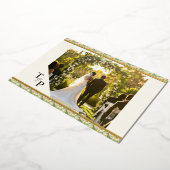 Weelderige Luxe, Tiger Lily & Mint, Bedankt, Folie Folie Uitnodiging (Gedraaid)