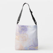 Weelderige marmeren elegantie crossbody tas (Achterkant)